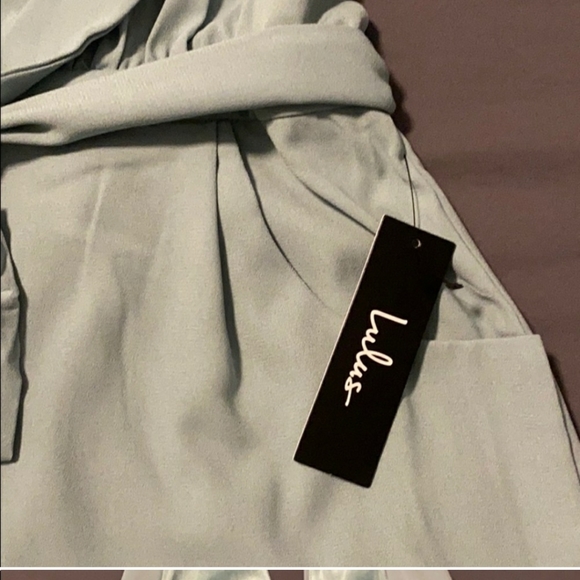 Lulu's XL Sage Halter Romper NWT - Picture 14 of 14